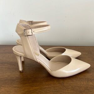 Louise Et Cie Nude Leather Heels Size 8